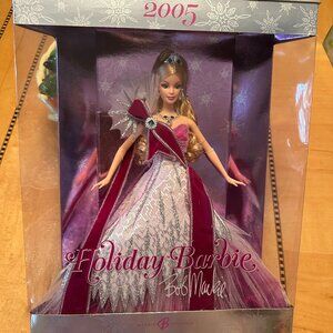 NEW 2005 Holiday Barbie doll designed by Bob Mackie